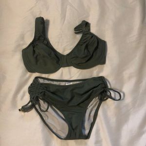 Venus two piece swimsuit-army green